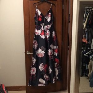 Floor length Calvin Klein ball gown